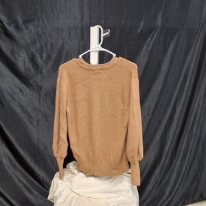 Workshop Republic Clothing Tan Sweater Size Womens XS